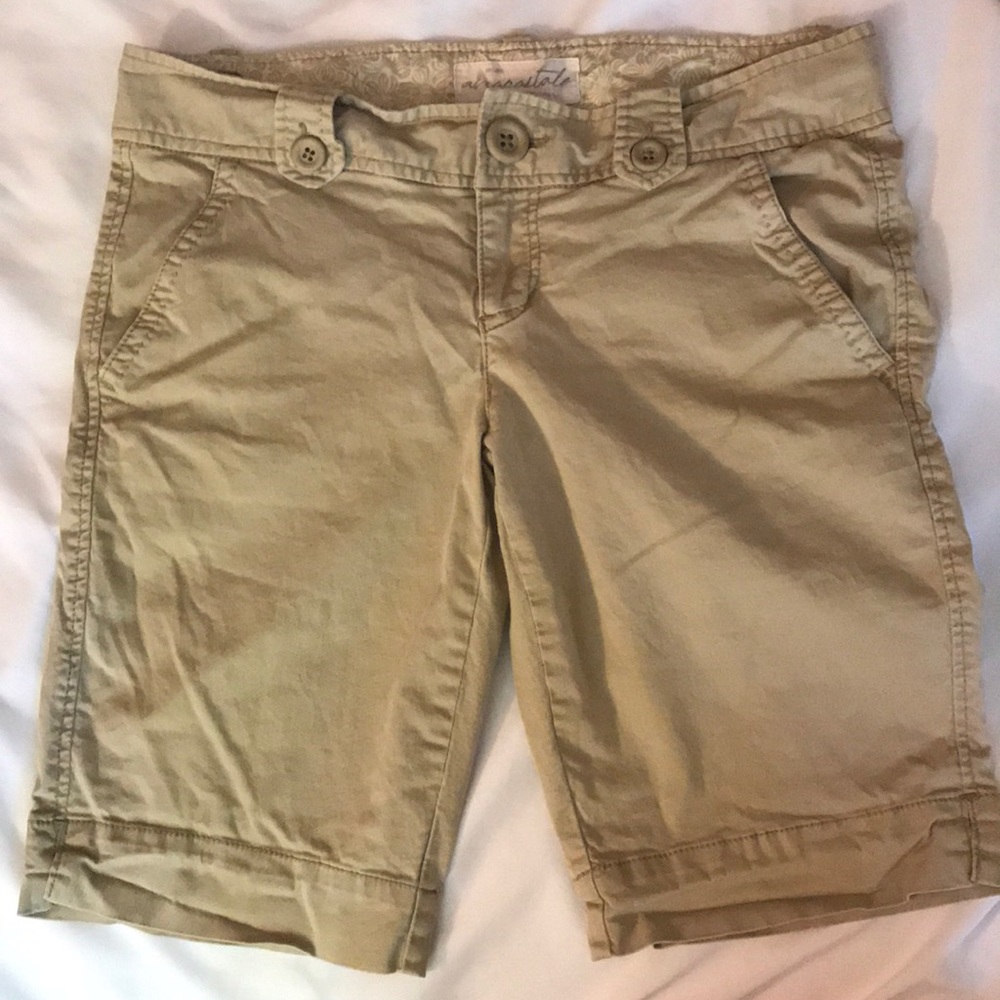 Khaki Bermuda Shorts